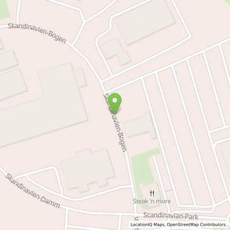 Standortübersicht der Tankstelle Team Autohof Scandinavienpark in 24983 Handewitt (Skandinaviapark)