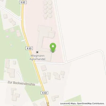 Standortübersicht der Tankstelle Heinrich Wiegmann Agrarhandel in 32369 Rahden
