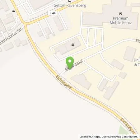 Standortübersicht der Tankstelle Autohaus Ohms GmbH & Co. KG in 24214 Gettorf