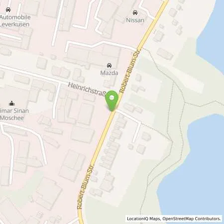 Standortübersicht der Tankstelle Honda Fischer & Böhm in 51373 Leverkusen