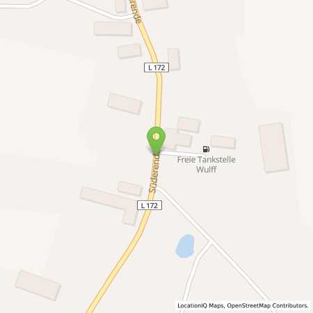 Standortübersicht der Autogas (LPG) Tankstelle: Freie Tankstelle Wulff in 24803, Erfde