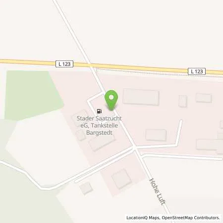 Standortübersicht der Tankstelle Stader Saatzucht eG in 21698 Bargstedt