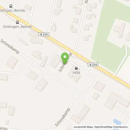 Standortübersicht der Tankstelle AGIP Tankstelle in 29358 Eicklingen