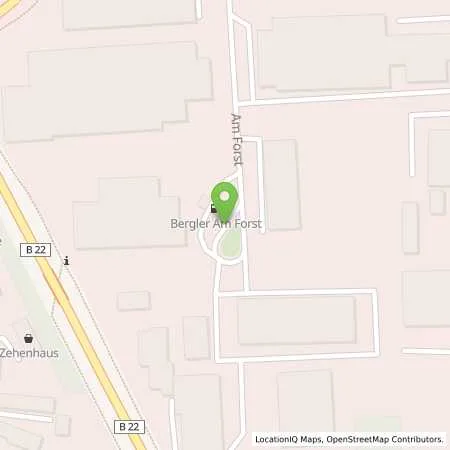 Standortübersicht der Tankstelle Bergler Mineralöl GmbH in 92637 Weiden