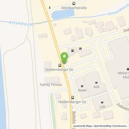 Standortübersicht der Tankstelle ARAL Station Ute Wombacher GmbH in 63834 Sulzbach