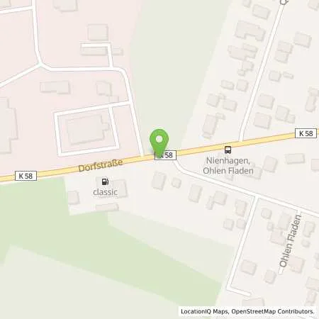 Standortübersicht der Tankstelle CLASSIC Tankstelle Jorczyk Energie GmbH in 29336 Nienhagen