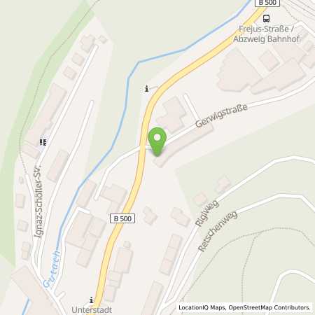 Standortübersicht der Autogas (LPG) Tankstelle: Autohaus Kübler in 78098, Triberg