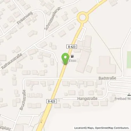 Standortübersicht der Tankstelle ESSO Station beim Autohaus Müller in 66914 Waldmohr