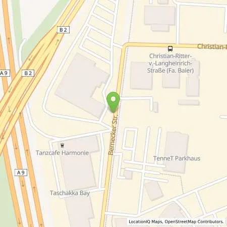 Standortübersicht der Tankstelle H & B Trans-Logistik in 95444 Bayreuth