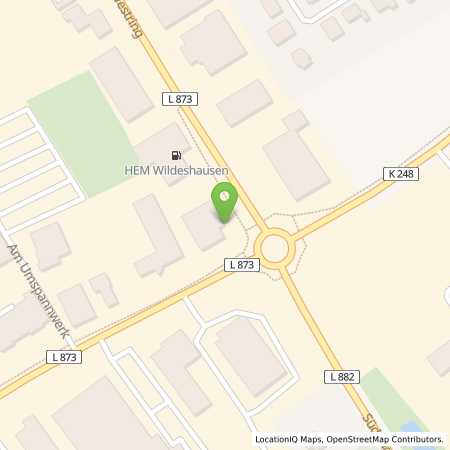 Standortübersicht der Autogas (LPG) Tankstelle: HEM Tankstelle Riesenbeck in 27793, Wildeshausen