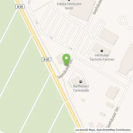 Standortübersicht der Tankstelle Raiffeisen-Tankstelle in 06567 Bad Frankenhausen