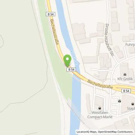 Standortübersicht der Tankstelle Westfalen-Tankstelle Roland Urban in 58089 Hagen