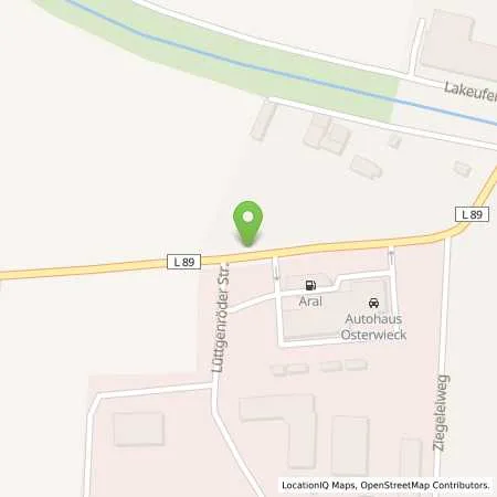 Standortübersicht der Tankstelle Autohaus Osterwieck GmbH in 38835 Osterwieck