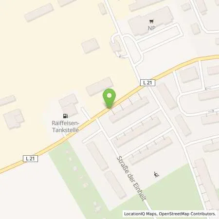 Standortübersicht der Tankstelle Raiffeisenwarengenossenschaft eG, Autogas in 39624 Kalbe