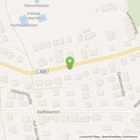 Standortübersicht der Tankstelle DB - Tankstelle in 34393 Grebenstein