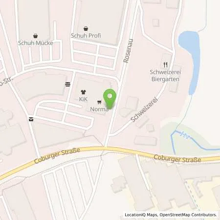 Standortübersicht der Tankstelle Paul Grimm e.K. in 96472 Rödental