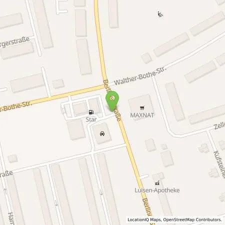 Standortübersicht der Tankstelle Star Tankstelle in 16515 Oranienburg