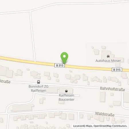 Standortübersicht der Tankstelle bft Tankstelle Krissler in 79848 Bonndorf