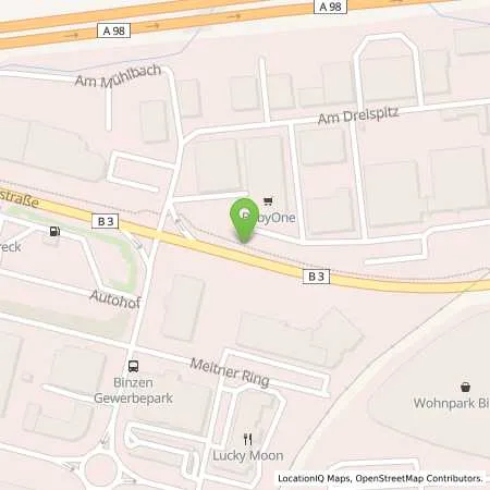 Standortübersicht der Tankstelle Autohof Dreiländereck, Shell Autohof Binzen in 79589 Binzen