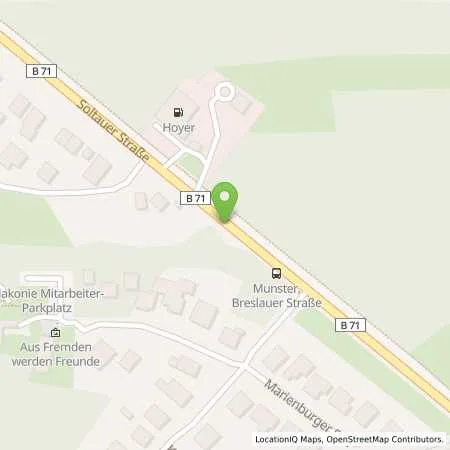 Standortübersicht der Tankstelle Autohaus Eitz OHG in 29633 Munster