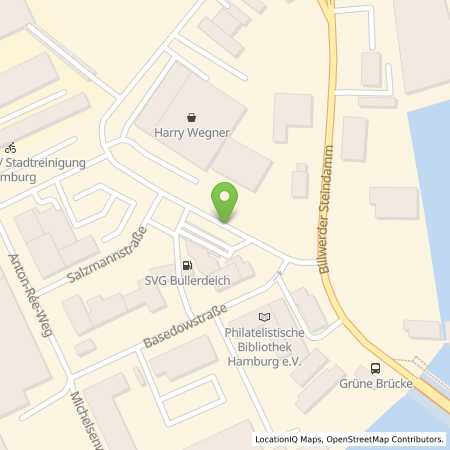 Standortübersicht der Autogas (LPG) Tankstelle: SVG-Hamburg Norbert Mahnke in 20537, Hamburg