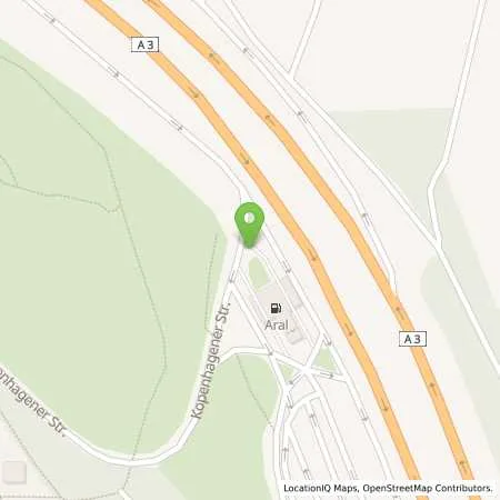 Standortübersicht der Tankstelle BAB-Tankstelle Würzburg Süd (Aral) in 97084 Würzburg