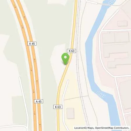 Standortübersicht der Tankstelle SB Wasch und Tank GmbH & Co. KG in 35764 Sinn