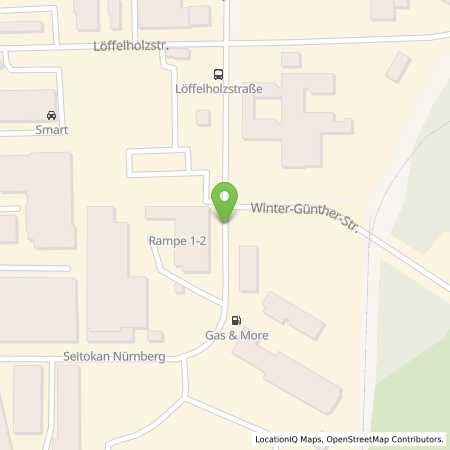 Standortübersicht der Autogas (LPG) Tankstelle: Gas and More - Nürnberg in 90441, Nürnberg