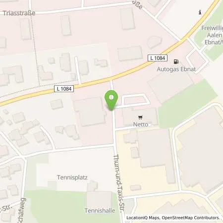 Standortübersicht der Tankstelle Autogas-Zentrum Härtsfeld GmbH in 73432 Aalen (Ebnat)