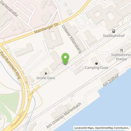 Standortübersicht der Tankstelle bft Tankstelle Erik Walther, R. Streit in 97422 Schweinfurt