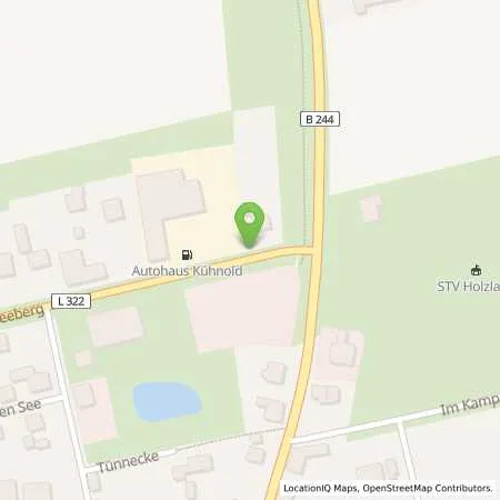 Standortübersicht der Tankstelle Autohaus Kühnold KG in 38464 Groß Twülpstedt