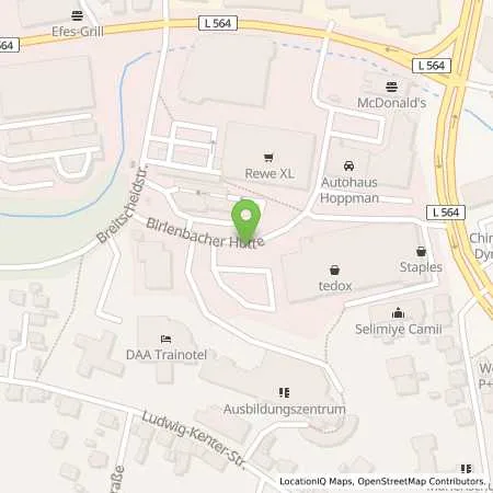 Standortübersicht der Tankstelle Petrol Tankstellen u. Waschstraßen GmbH in 57078 Siegen