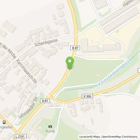 Standortübersicht der Tankstelle Total Mellingen Bernd Linß in 99441 Mellingen