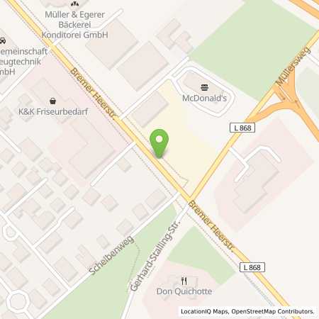 Standortübersicht der Autogas (LPG) Tankstelle: AVIA Service-Station Thomas Herrlich in 26135, Oldenburg-Tweelbäke
