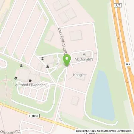 Standortübersicht der Tankstelle Maxi Autohof Ellwangen (Esso) in 73479 Ellwangen