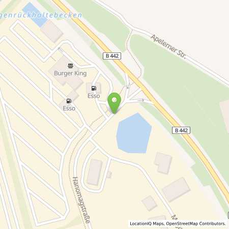 Standortübersicht der Autogas (LPG) Tankstelle: Maxi Autohof Lauenau (Esso) in 31867, Lauenau