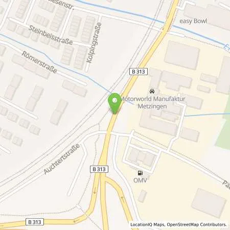 Standortübersicht der Tankstelle OMV Station Fabian Liss in 72555 Metzingen