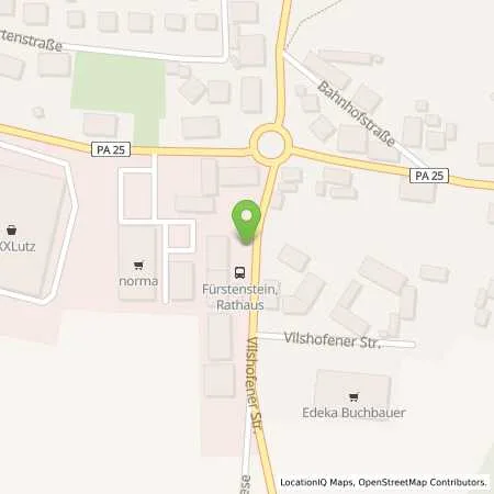 Standortübersicht der Tankstelle Shell Tankstelle Uhrmann Reisen GmbH in 94538 Fürstenstein