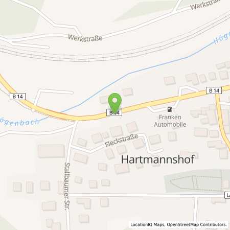 Standortübersicht der Autogas (LPG) Tankstelle: GT Franken Automobile GmbH in 91224, Hartmannshof