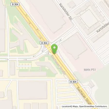 Standortübersicht der Tankstelle H&H Autogas in 80995 München