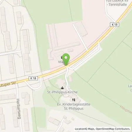 Standortübersicht der Tankstelle TRAVAG GmbH Shell Station in 23566 Lübeck-St. Gertrud