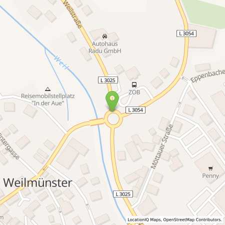 Standortübersicht der Autogas (LPG) Tankstelle: Shell Tankport Irmgard Buchholz in 35789, Weilmünster