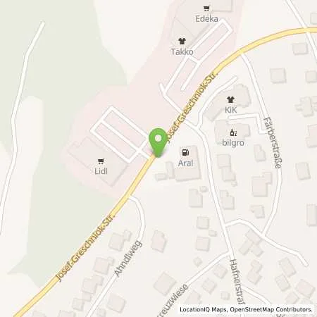 Standortübersicht der Tankstelle Aral-Tankstelle Ewald Kinateder in 94051 Hauzenberg