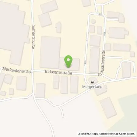 Standortübersicht der Tankstelle Richard Erlbacher GmbH in 91126 Schwabach