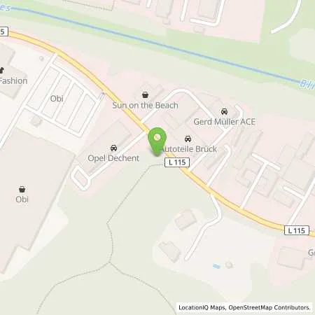 Standortübersicht der Tankstelle Autohaus Bäcker GmbH & Co. KG in 66538 Neunkirchen