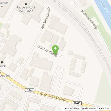 Standortübersicht der Tankstelle Autogas - Werner in 30453 Hannover / Ahlem