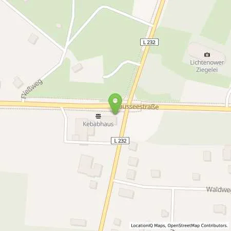 Standortübersicht der Tankstelle GO Tankstelle Nicäus in 15345 Lichtenow