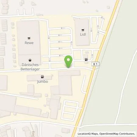 Standortübersicht der Tankstelle Jumbo Wash, Kraftfahrzeuge GmbH in 41238 Mönchengladbach