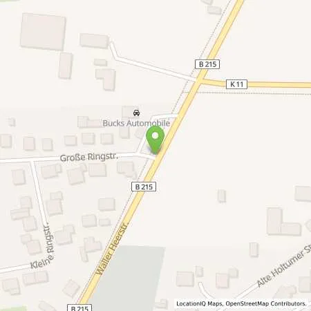 Standortübersicht der Tankstelle Heidesand Raiffeisen-Warengen. eG in 27283 Verden