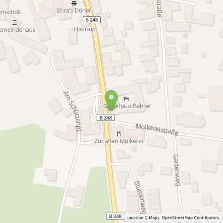 Standortübersicht der Tankstelle Sprint Tankstelle in 38468 Ehra Lessien